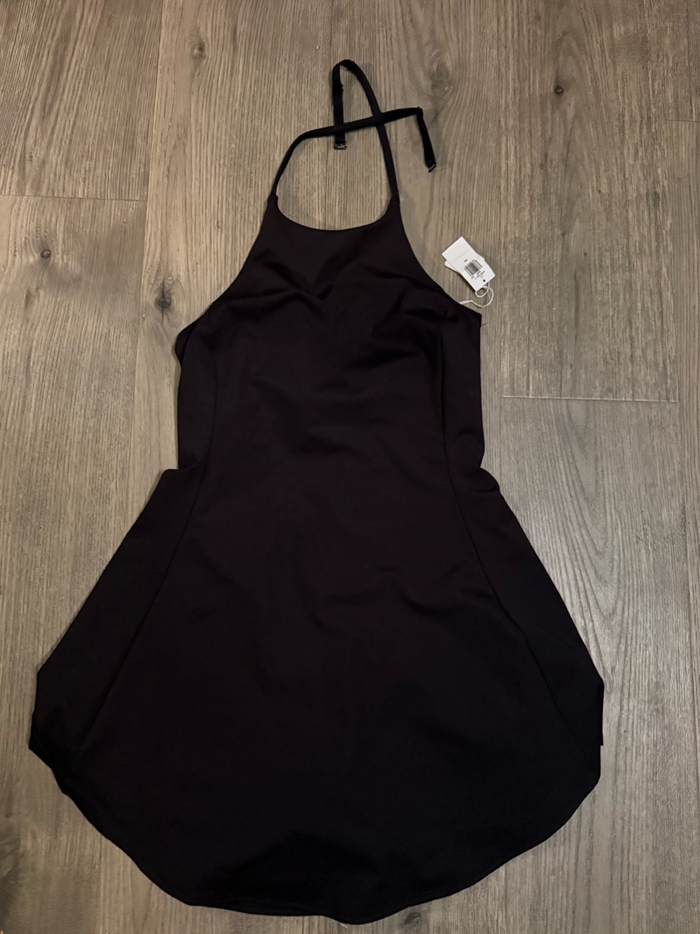 Old Navy Black Halter Active Dress